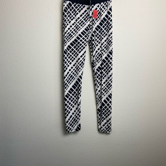 (5/$25 SALE ✅) SHOSHO Geo Diagonal Black Skinny Band Straight Leggings XS,S,M - Picture 7 of 15